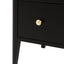 Bodhi Living Acton 3 Drawer Chest Black House of Isabella UK