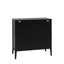 Bodhi Living Acton 3 Drawer Chest Black House of Isabella UK