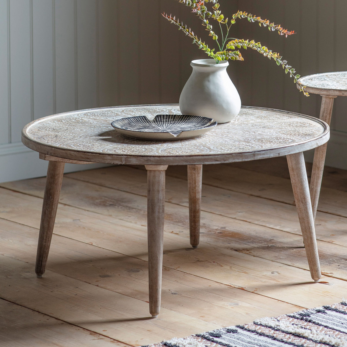 Alcester Coffee Table Natural White.