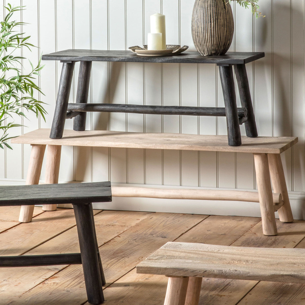 Alford Bench Natural Rustic Long.