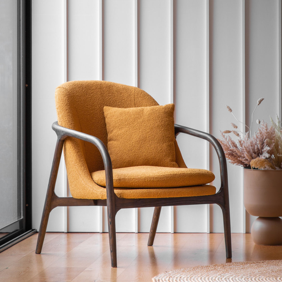 Allet Armchair - Ochre.