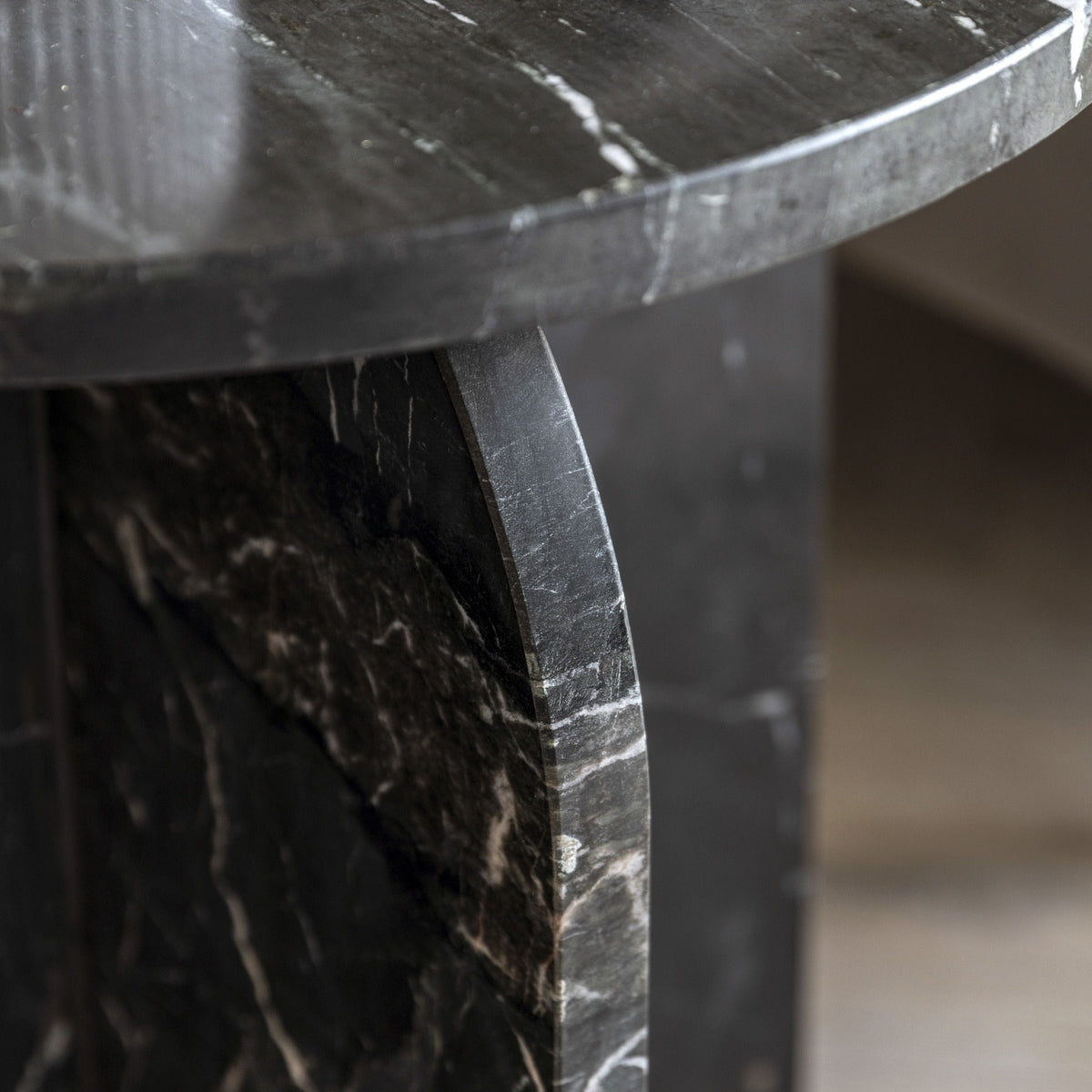 Amalfi Side Table Black.