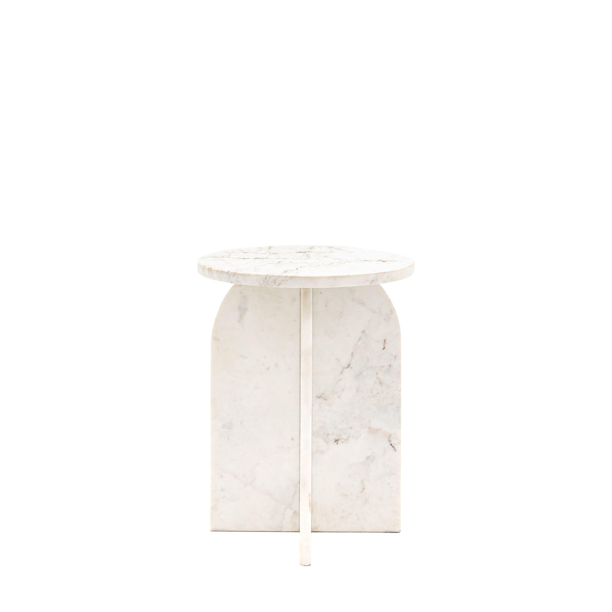 Amalfi Side Table White.