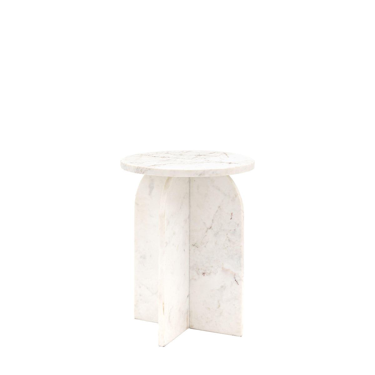 Amalfi Side Table White.