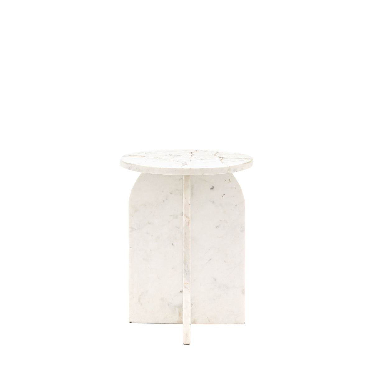 Amalfi Side Table White.