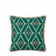 Bodhi Living Aroha Geo Printed Cushion Green House of Isabella UK