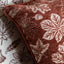 Bodhi Living Autumn Leaf Chenille Cushion Rust House of Isabella UK