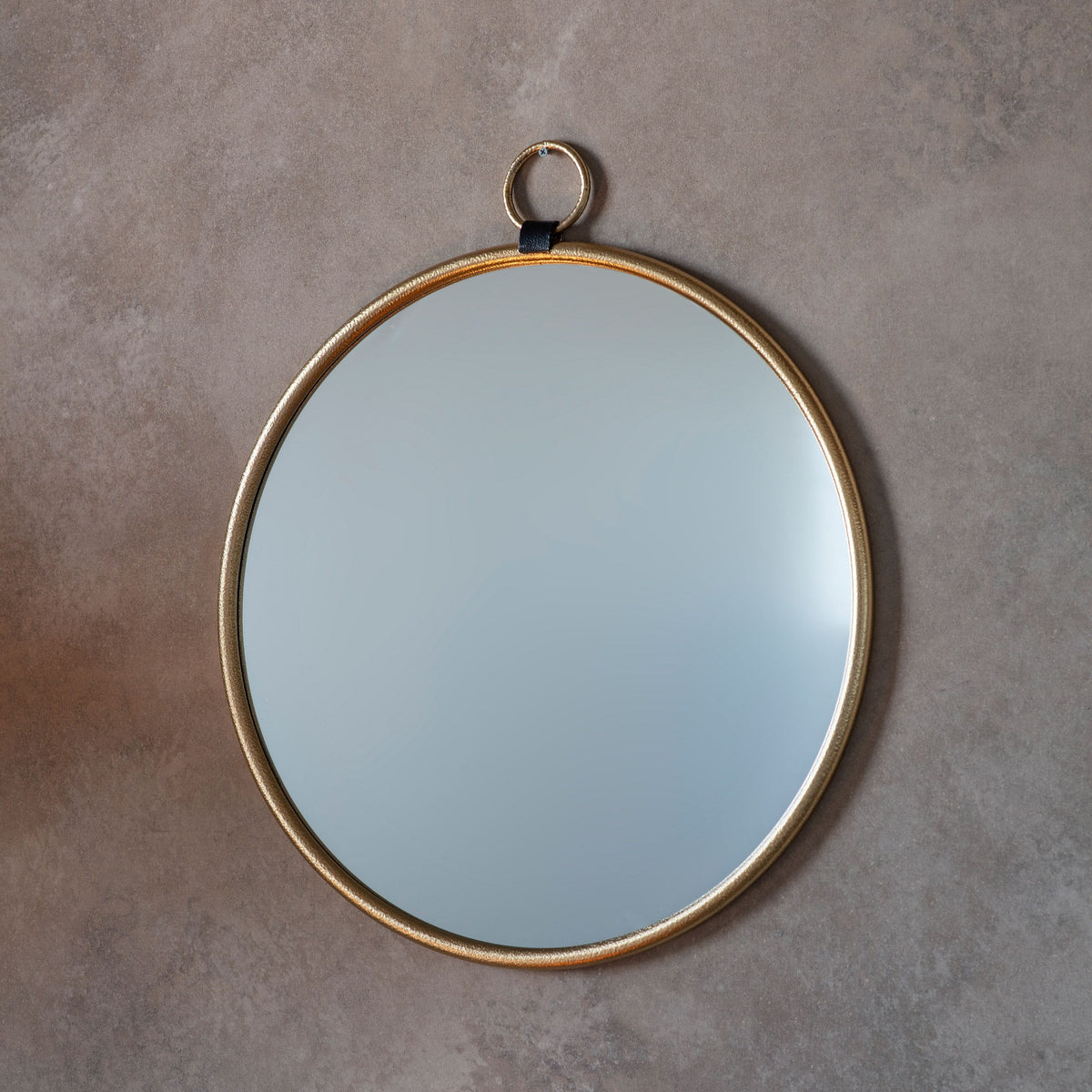 Barbon Gold Round Mirror - Large.