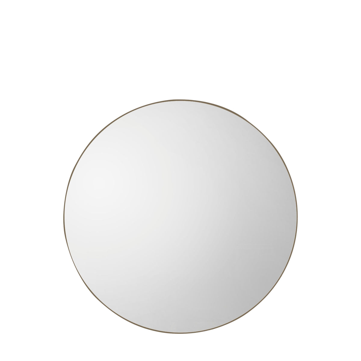Beaminster Round Mirror Champagne.