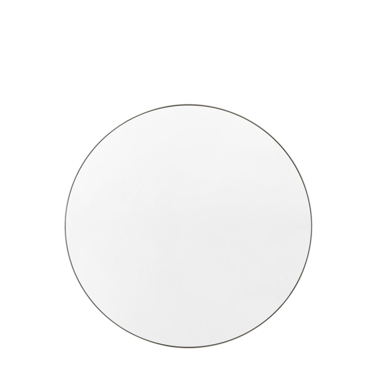 Beaminster Round Mirror Silver.