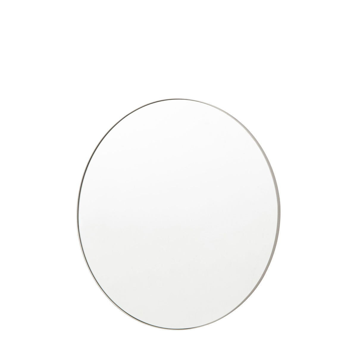Beaminster Round Mirror Silver.