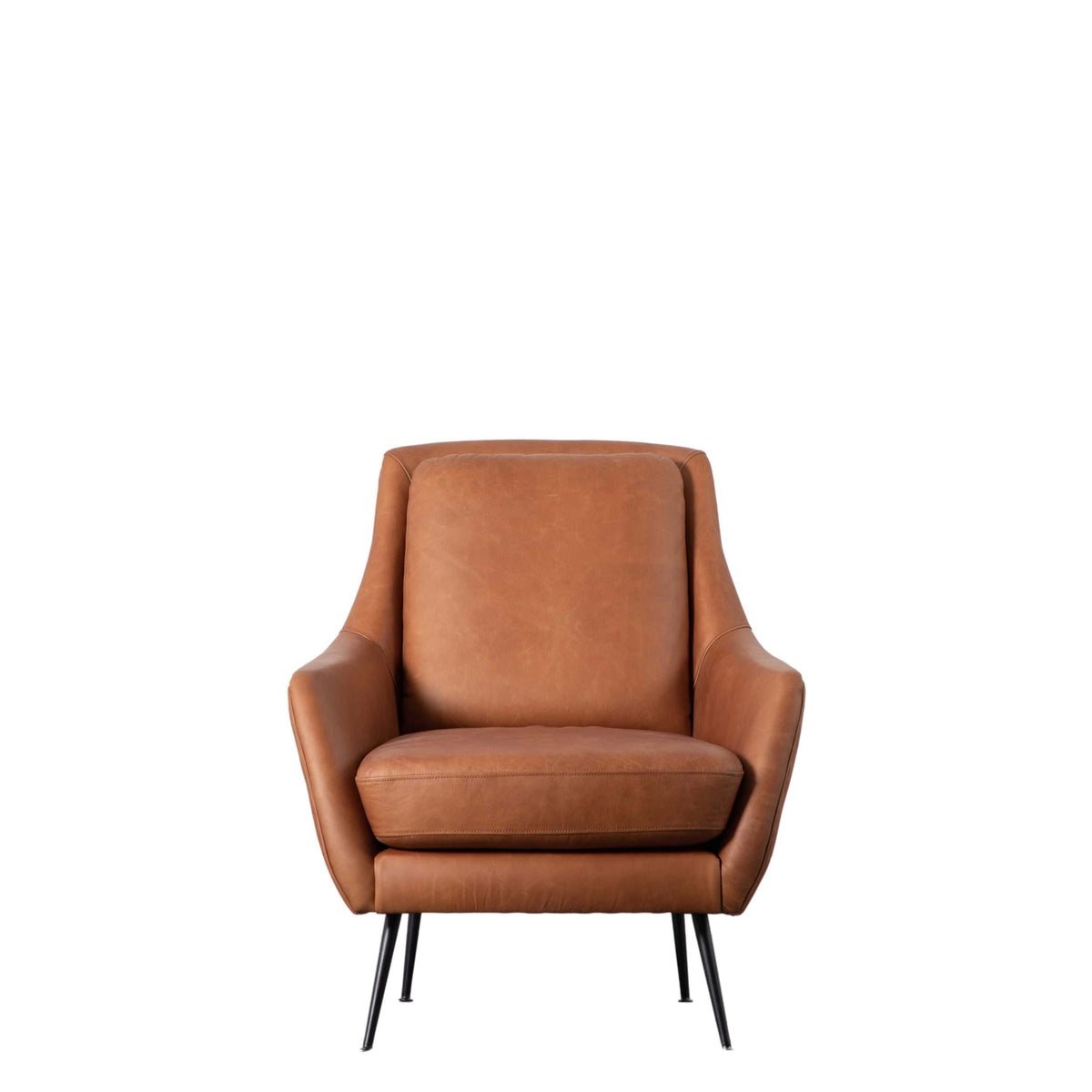 Beedon Armchair Brown Leather.