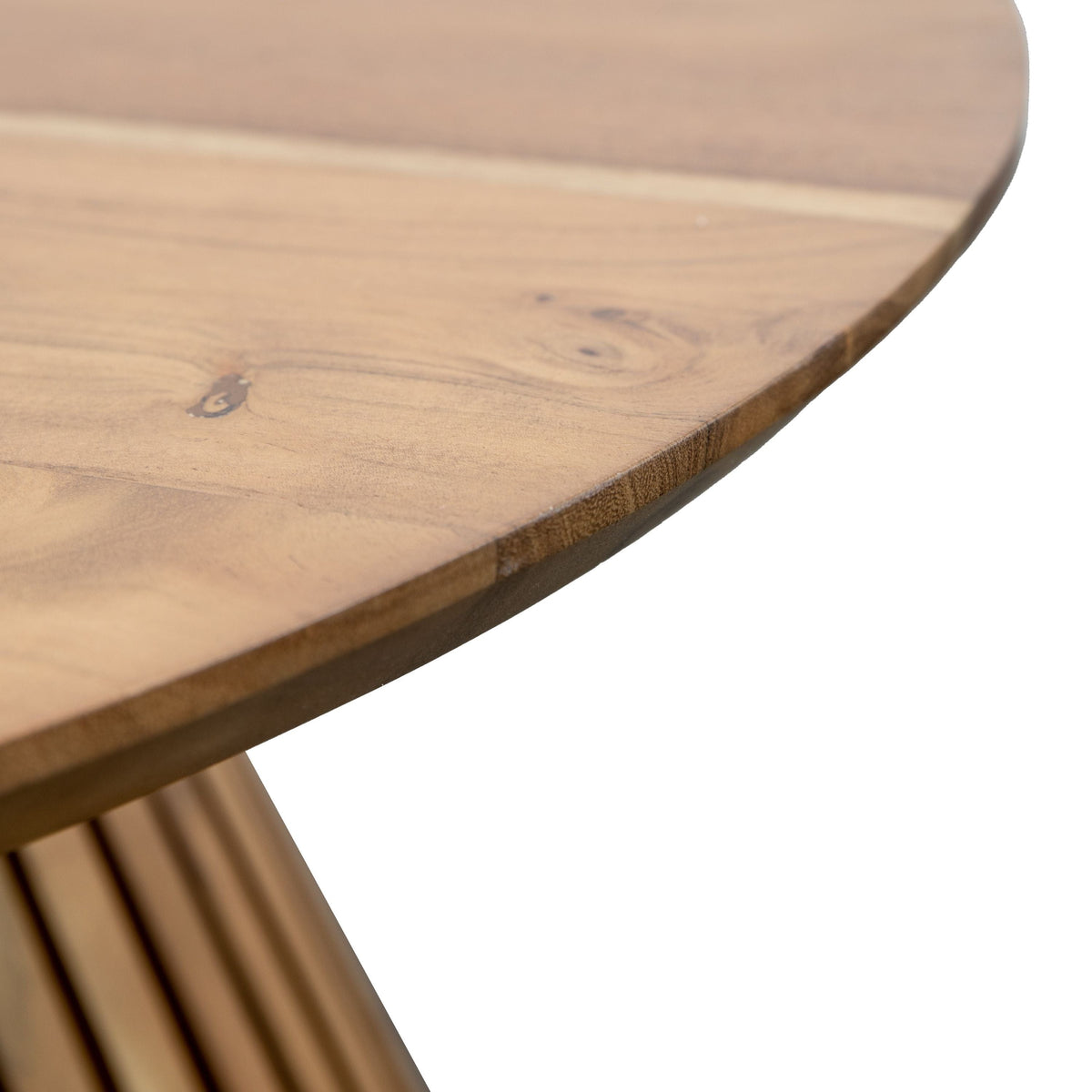 Beer Slatted Coffee Table 800x800x400mm.