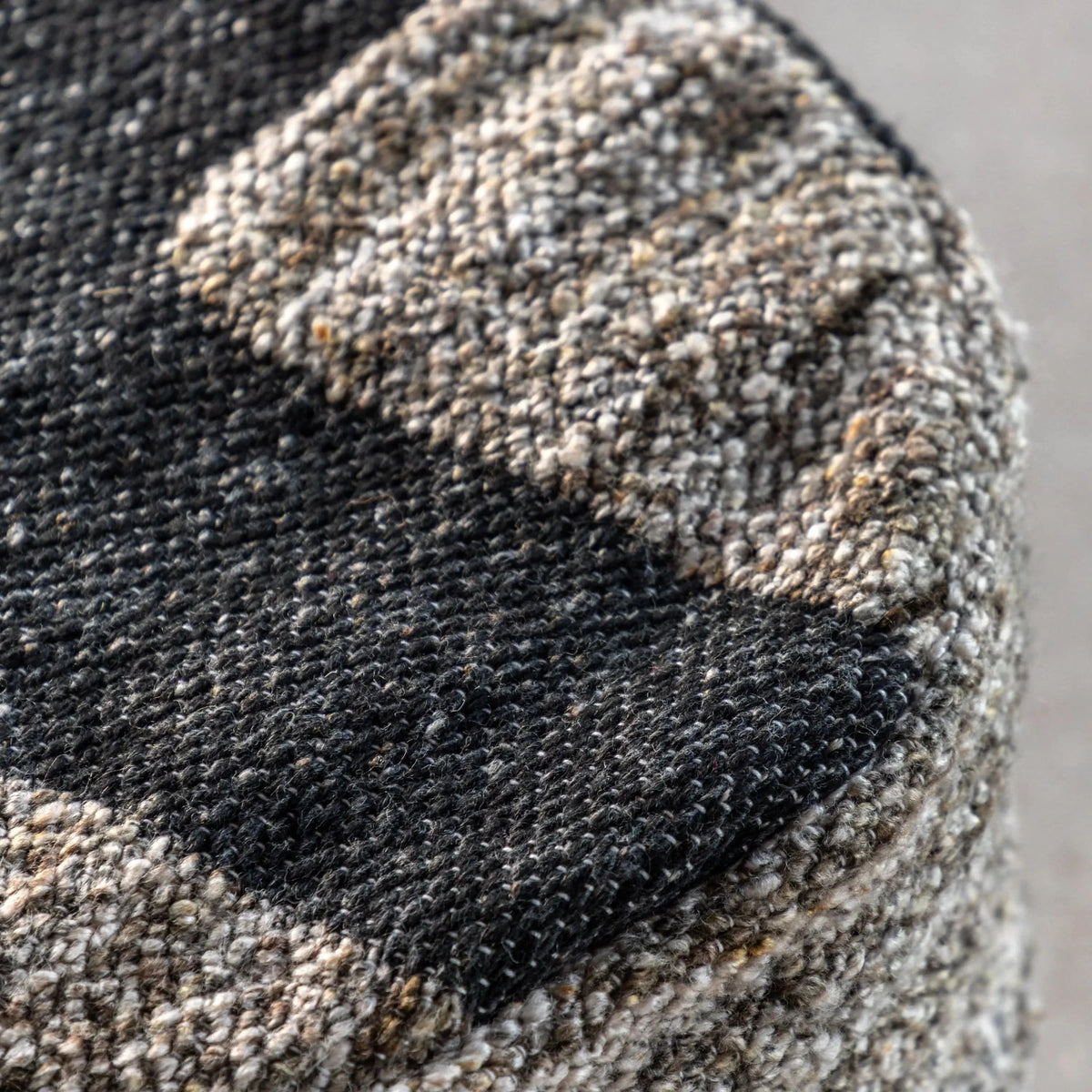 Bodhi Living BerGems Mono Graphic Drum Pouffe House of Isabella UK