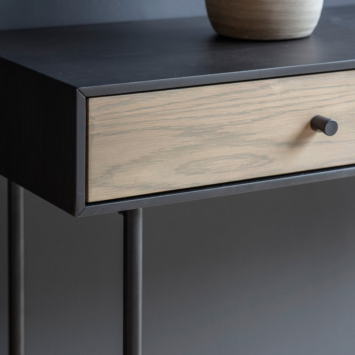 Billingham 2 Drawer Console Table.
