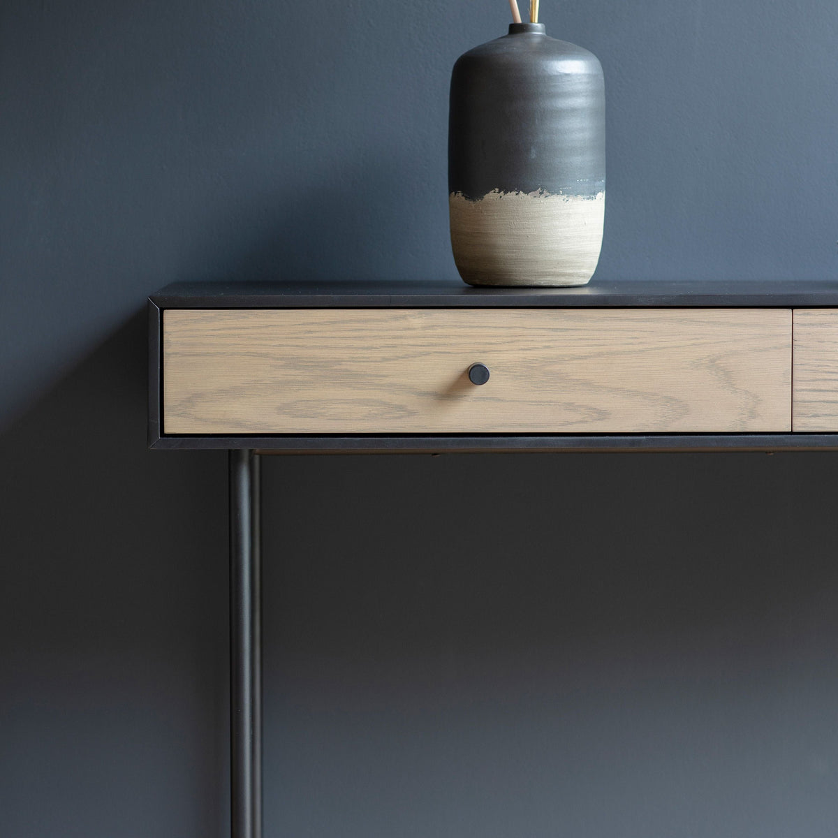 Billingham 2 Drawer Console Table.