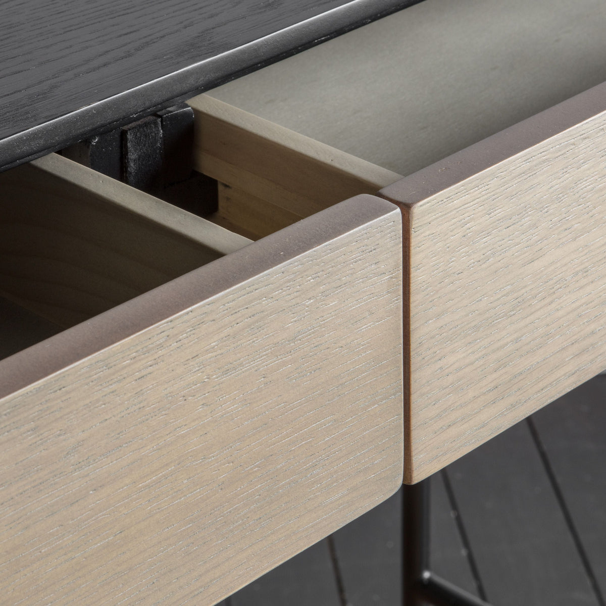 Billingham 2 Drawer Console Table.