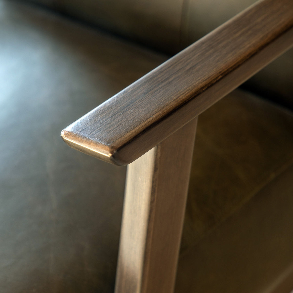 Bodhi Living BlackHallel Armchair Heritage Green Leather House of Isabella UK