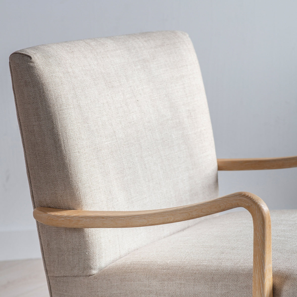 Bledlow Armchair Natural Linen.