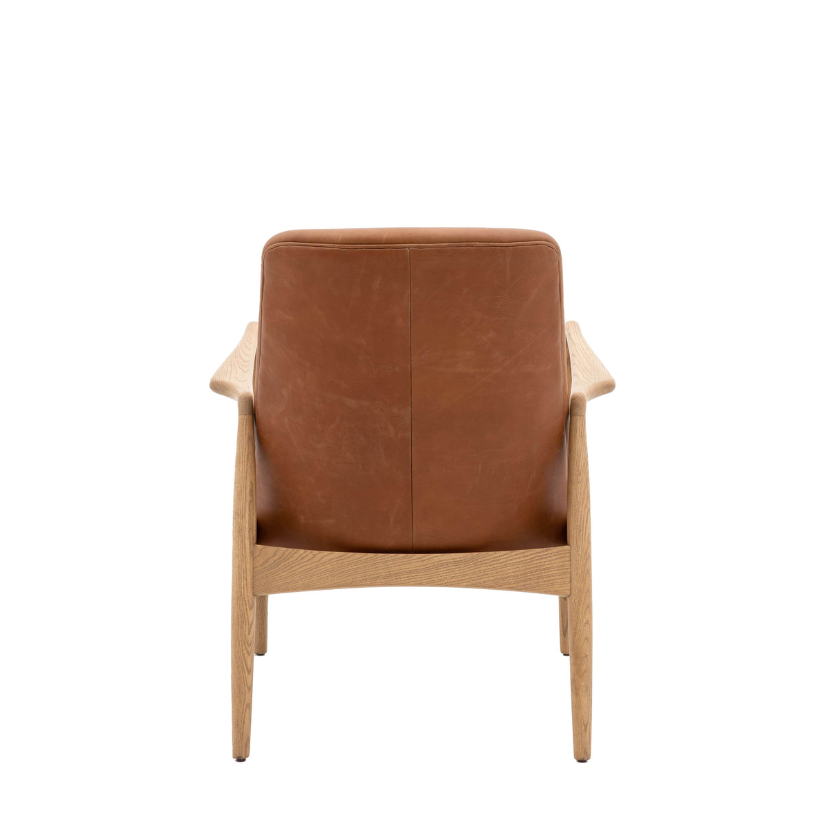 Bletchley Armchair Brown Leather.