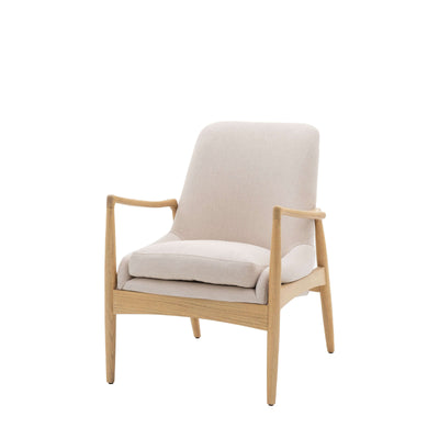 Bodhi Living Bletchley Armchair Natural Linen House of Isabella UK