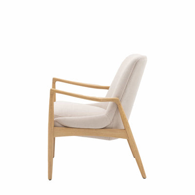 Bodhi Living Bletchley Armchair Natural Linen House of Isabella UK