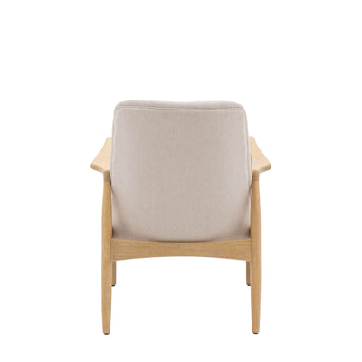 Bodhi Living Bletchley Armchair Natural Linen House of Isabella UK