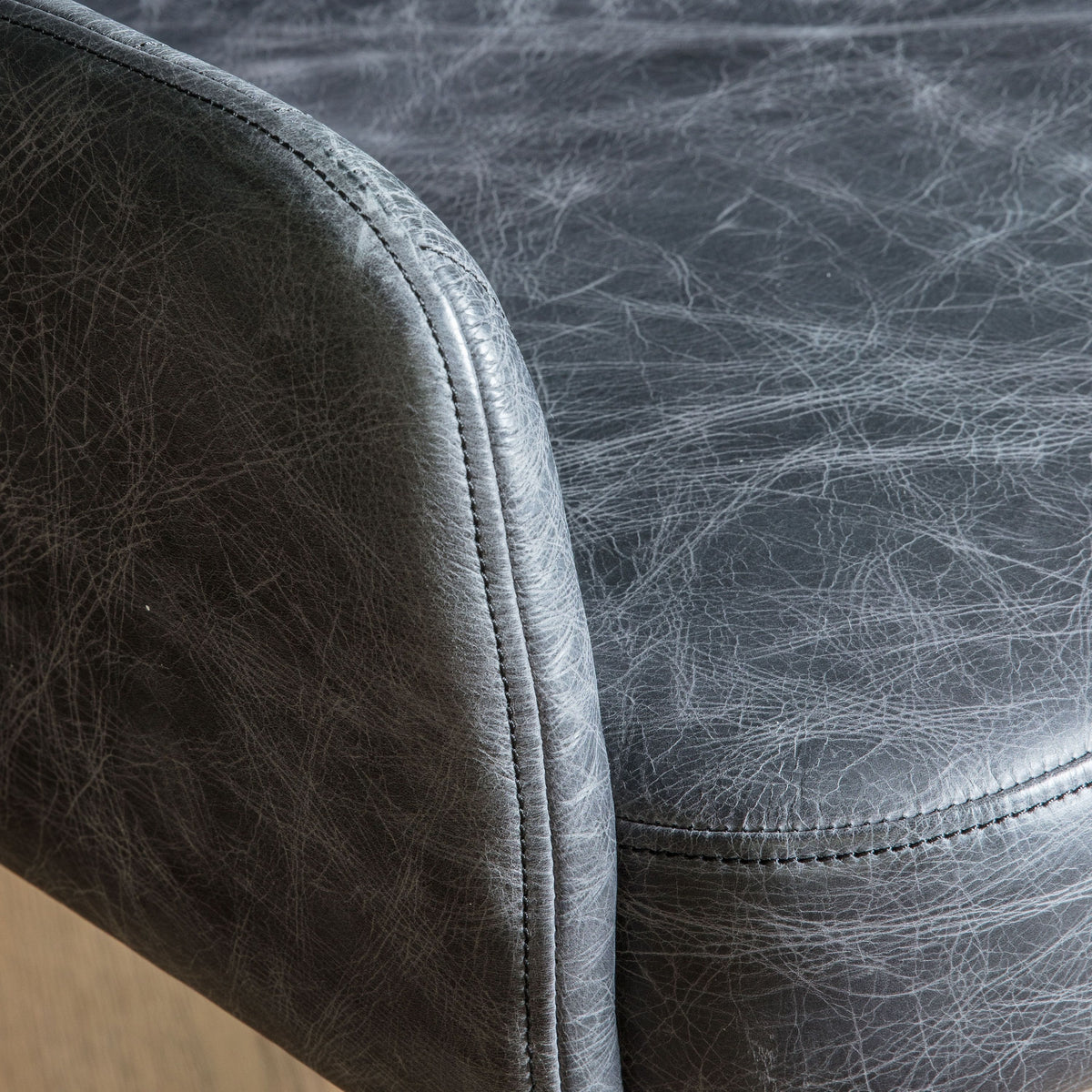 Bouth Swivel Chair Antique Ebony.