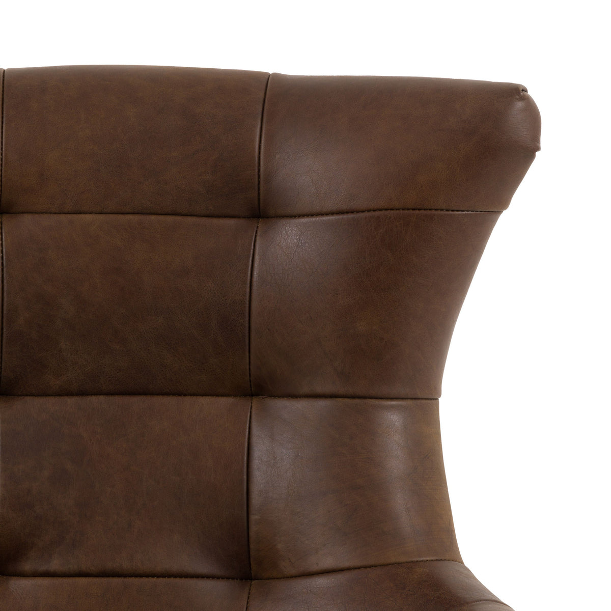 Bodhi Living Bristol Swivel Chair Brown Leather House of Isabella UK