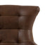 Bodhi Living Bristol Swivel Chair Brown Leather House of Isabella UK