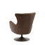 Bodhi Living Bristol Swivel Chair Brown Leather House of Isabella UK