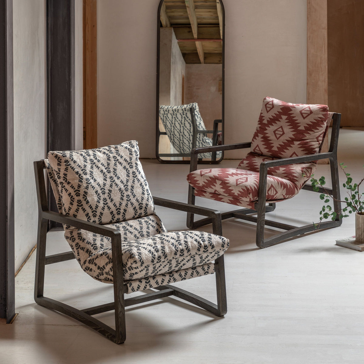 Bodhi Living Burela Lounge Chair Mira Aztec House of Isabella UK