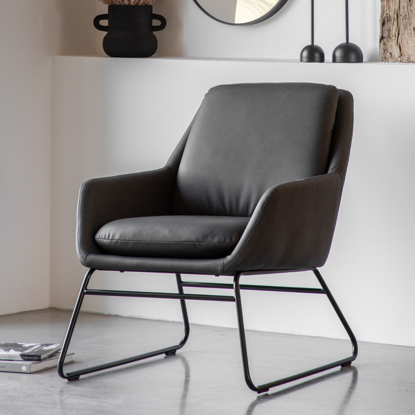Bodhi Living Burtle Chair - Charcoal House of Isabella UK