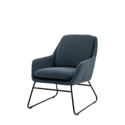 Bodhi Living Burtle Chair - Midnight Blue House of Isabella UK