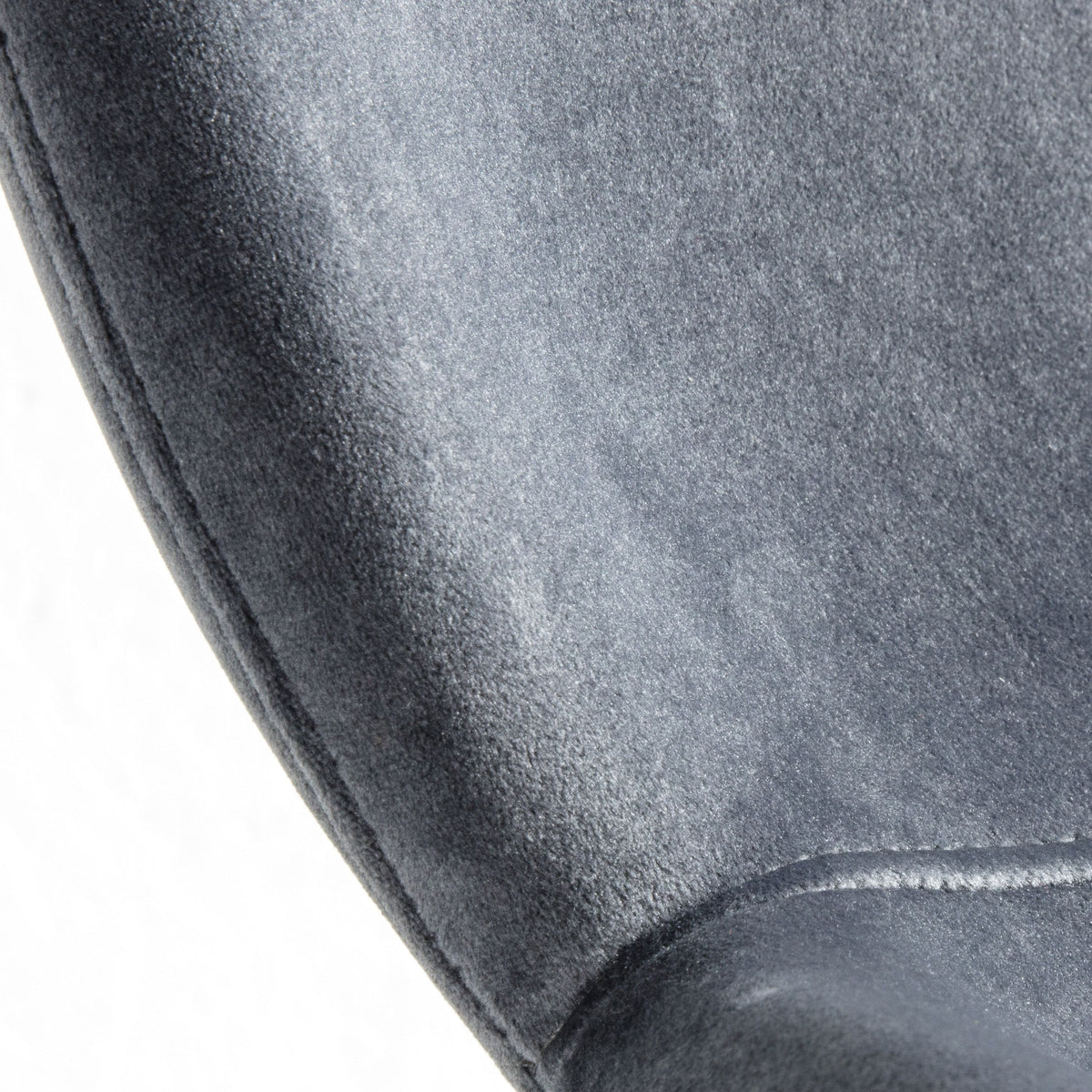 Calenick Stool Dark Grey Velvet (2pk).