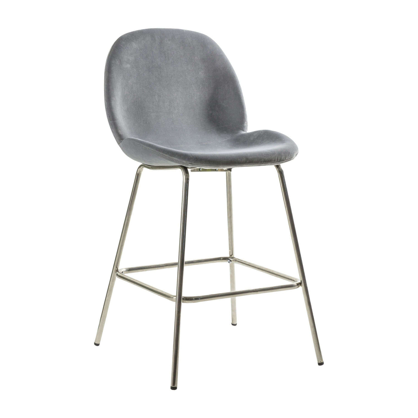 Bodhi Living Calenick Stool Light Grey Velvet (2pk) House of Isabella UK