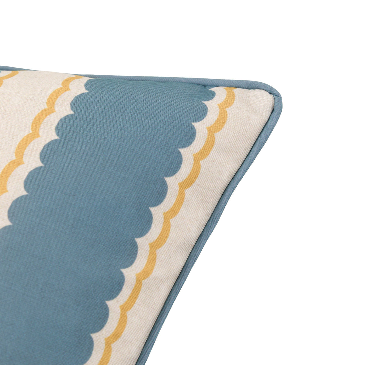 Bodhi Living Calivana Cushion Blue and Ochre House of Isabella UK