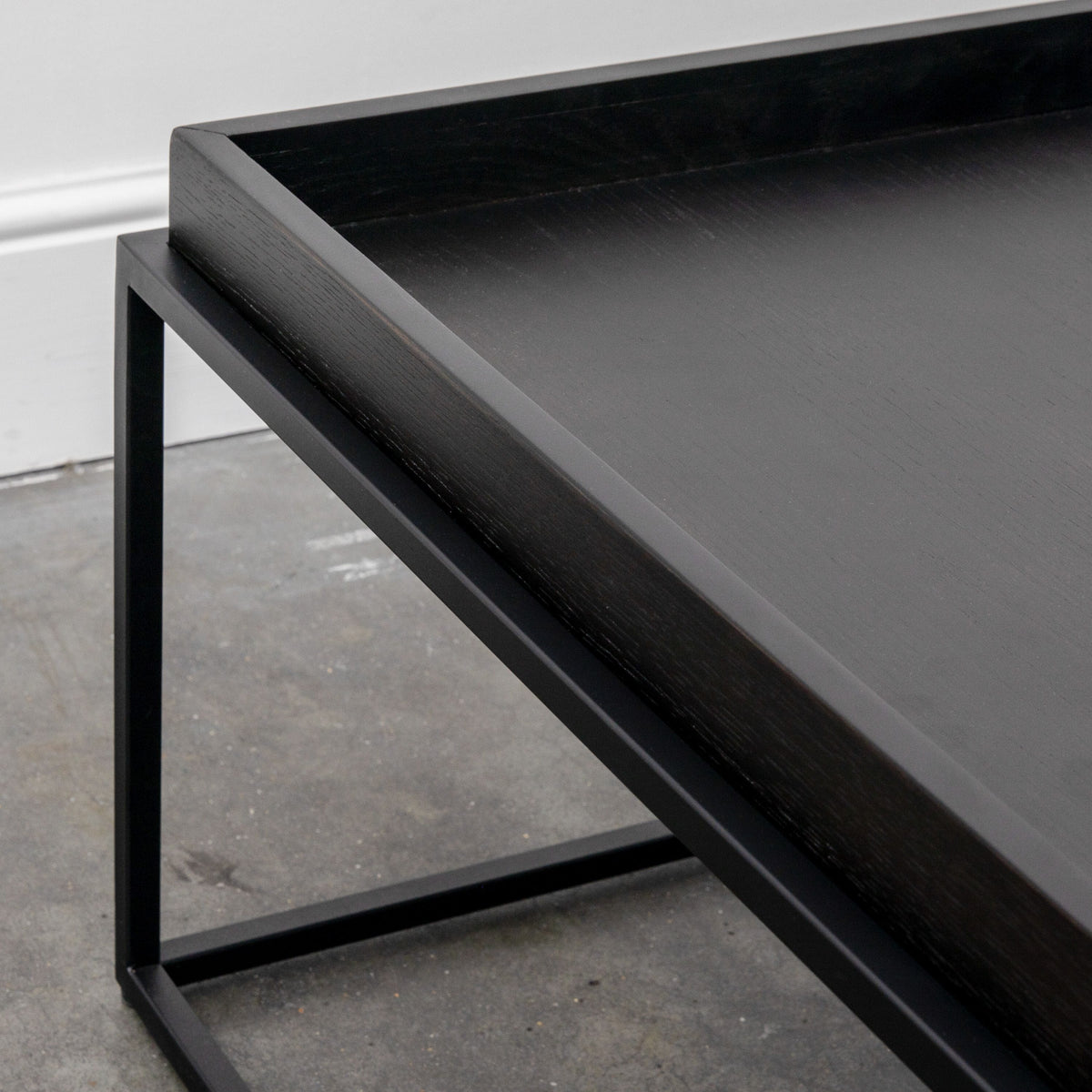 Calvo Black Tray Coffee Table.