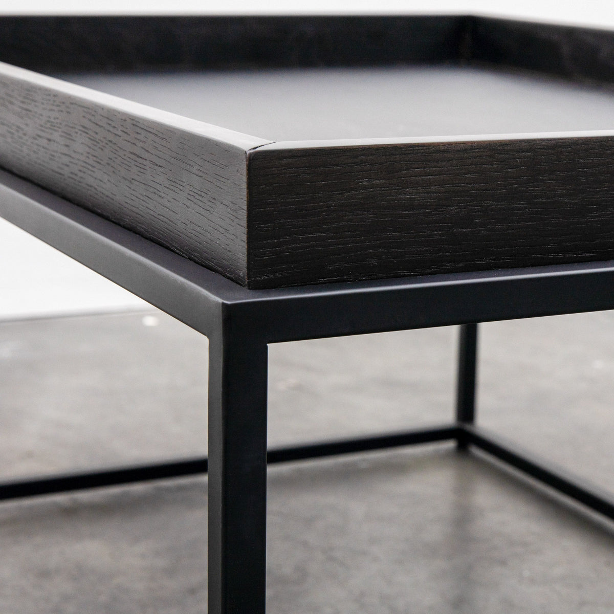 Calvo Black Tray Coffee Table.