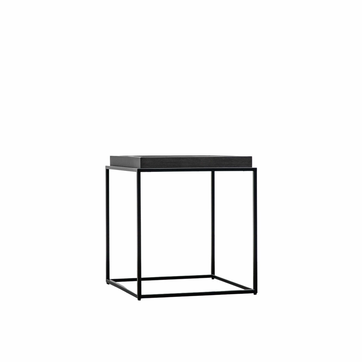 Calvo Tray Side Table Black.