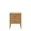 Bodhi Living Camden 2 Drawer Bedside Natural House of Isabella UK