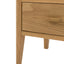 Bodhi Living Camden 2 Drawer Bedside Natural House of Isabella UK