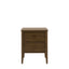 Bodhi Living Camden 2 Drawer Bedside Walnut House of Isabella UK