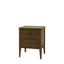 Bodhi Living Camden 2 Drawer Bedside Walnut House of Isabella UK