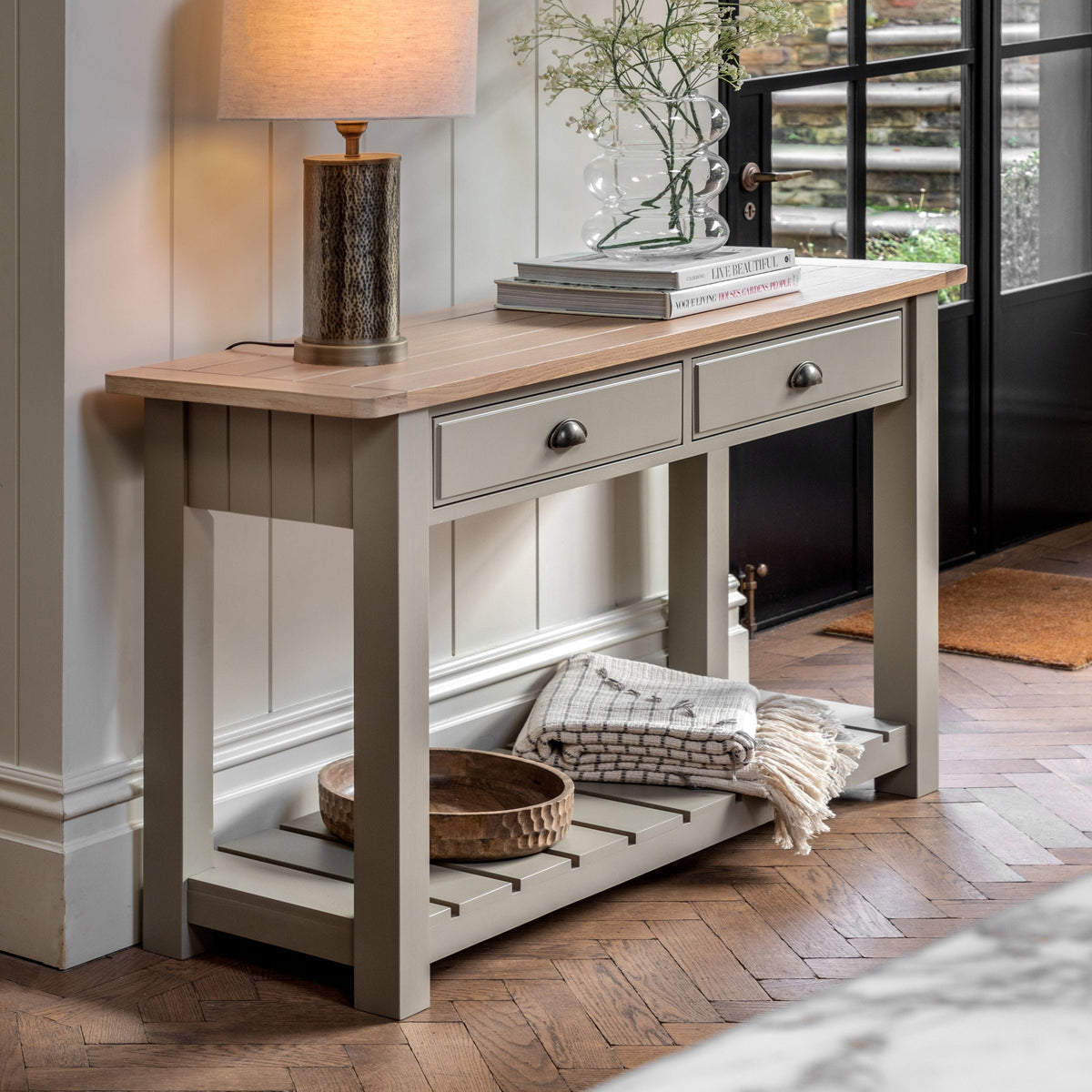 Chapel 2 Drawer Console - Prairie.