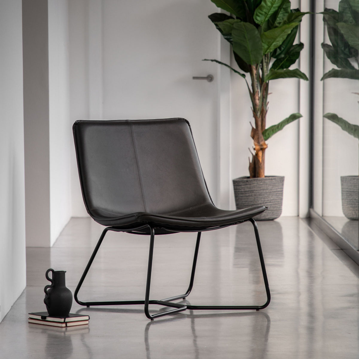 Chardleigh Lounge Chair - Charcoal.