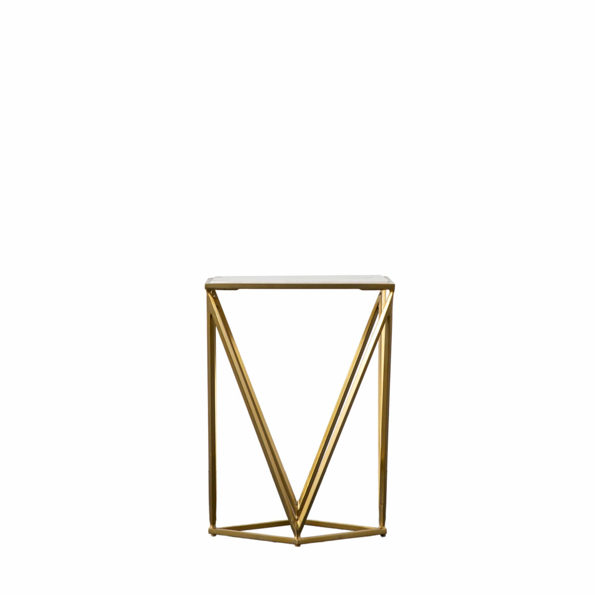 Cheddar Side Table Gold.