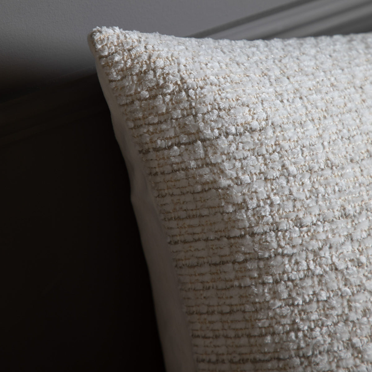 Bodhi Living Chenille Cushion Natural House of Isabella UK