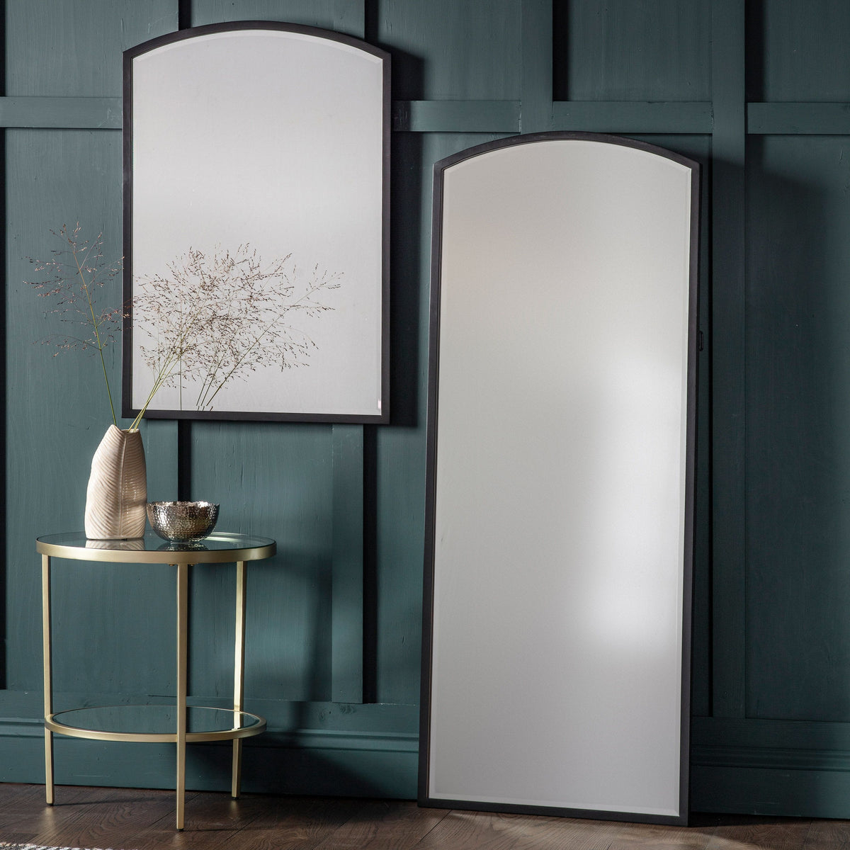Chichester Arch Mirror Black.