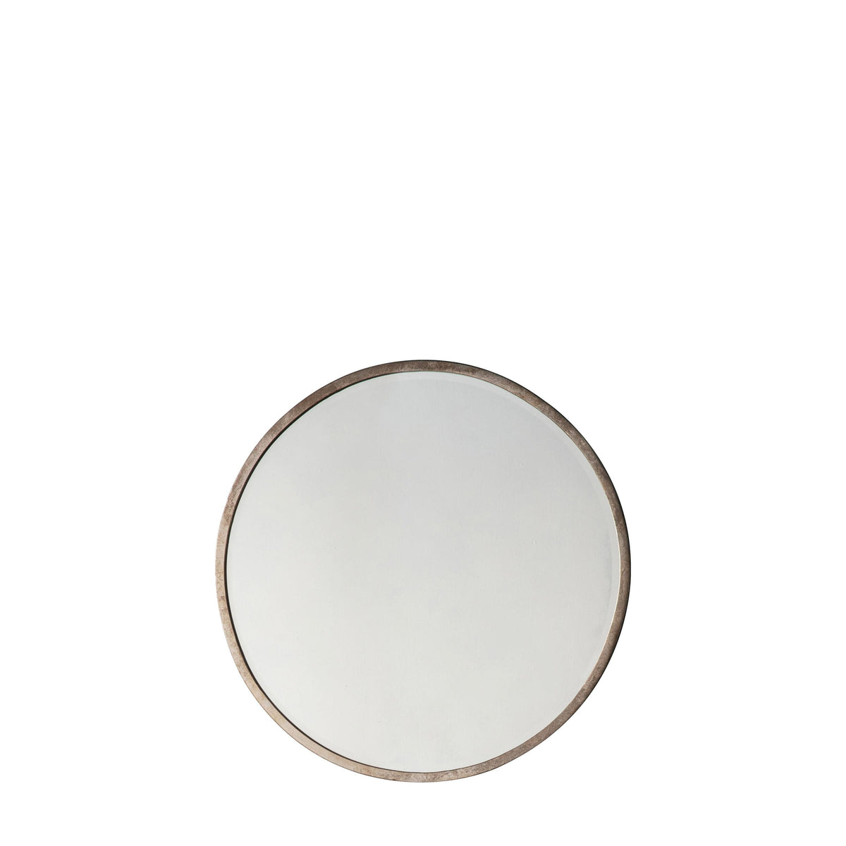 Chichester Round Mirror Antique Silver.